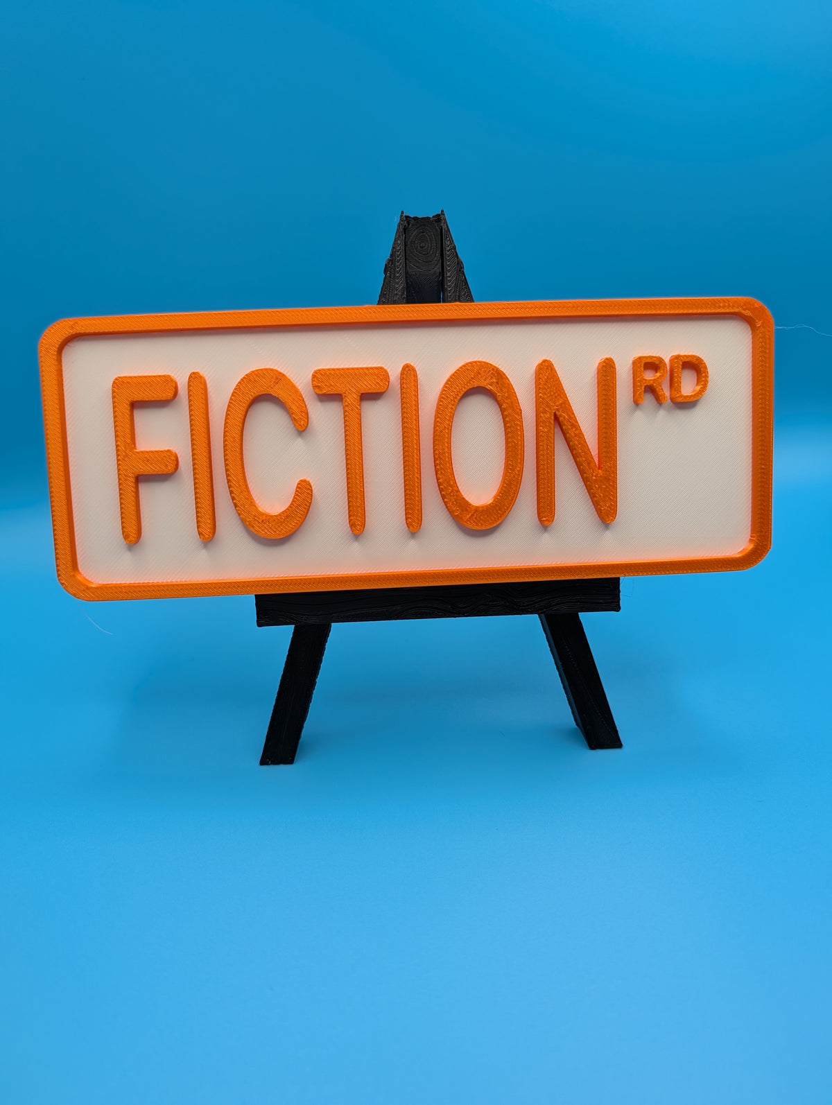 Fiction Street Sign Shelf Decor