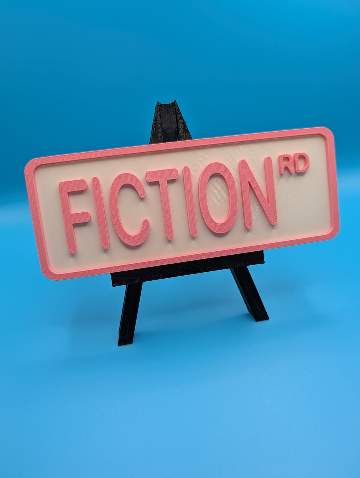 Fiction Street Sign Shelf Decor