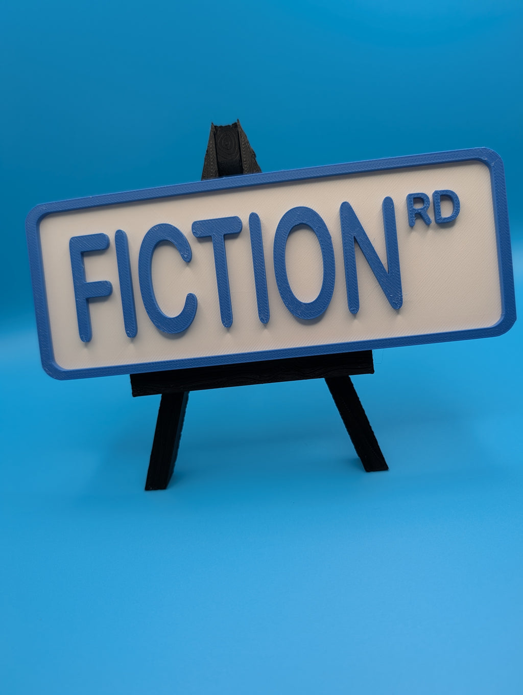 Fiction Street Sign Shelf Decor