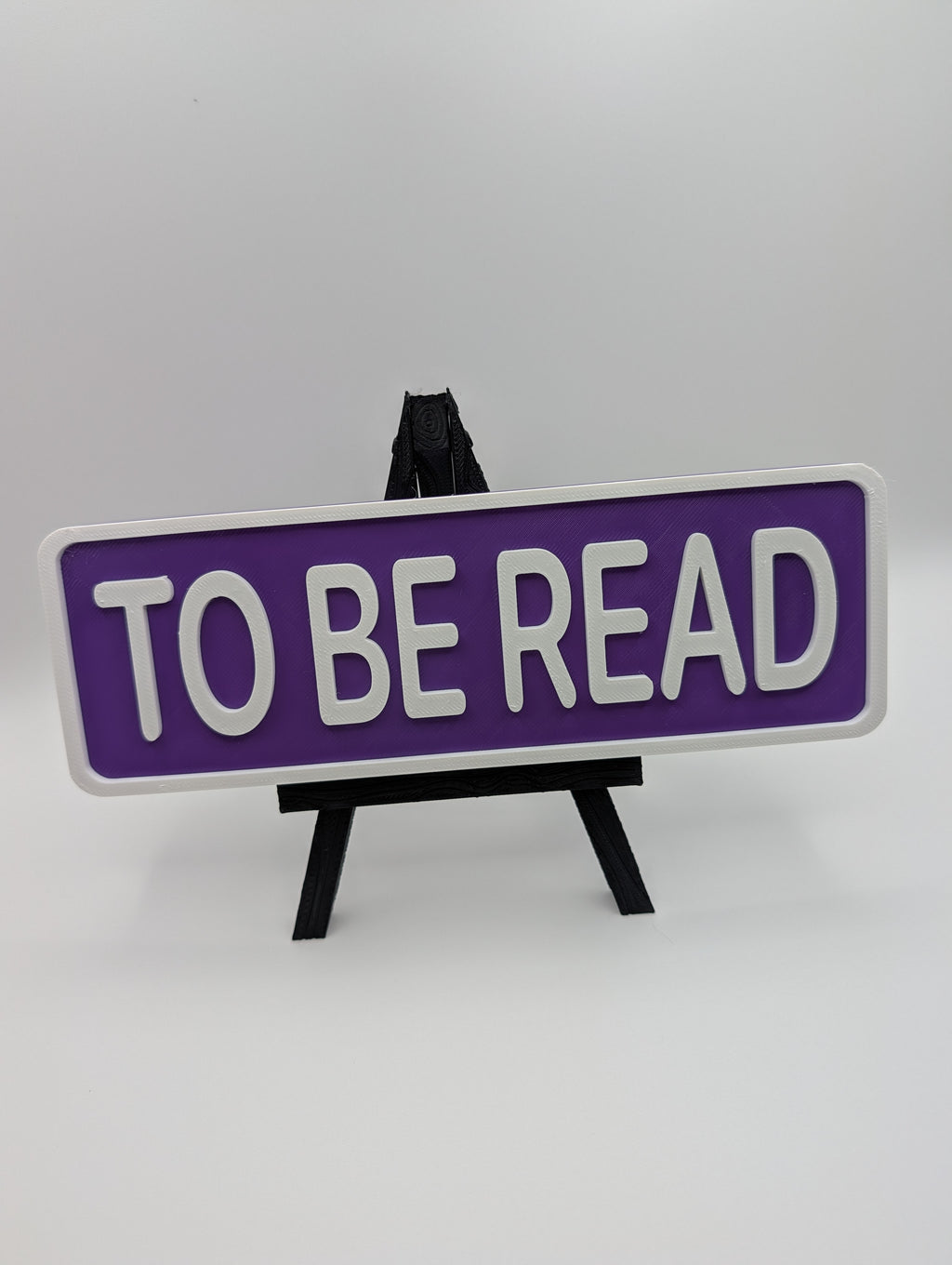 To Be Read Street Sign Shelf Decor