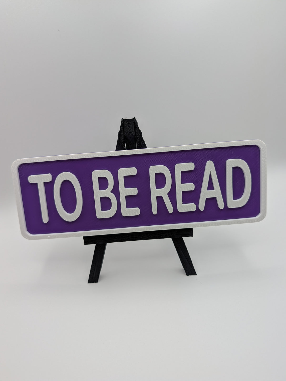 To Be Read Street Sign Shelf Decor
