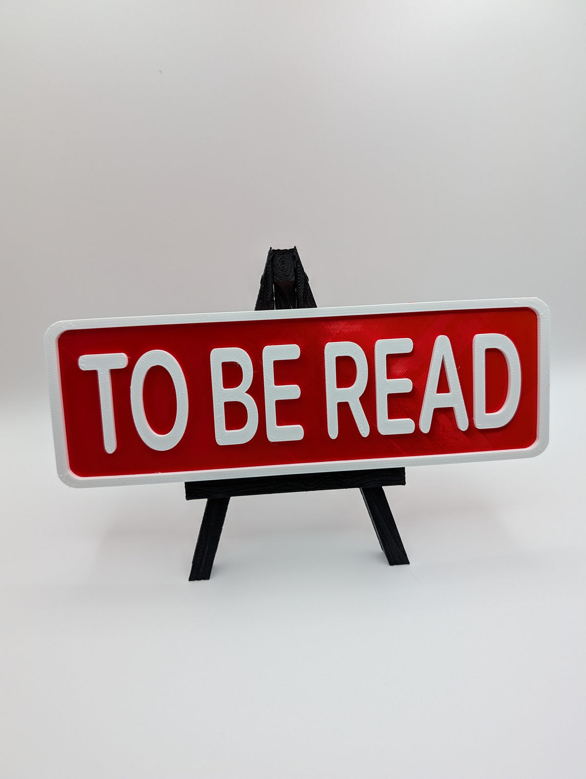 To Be Read Street Sign Shelf Decor
