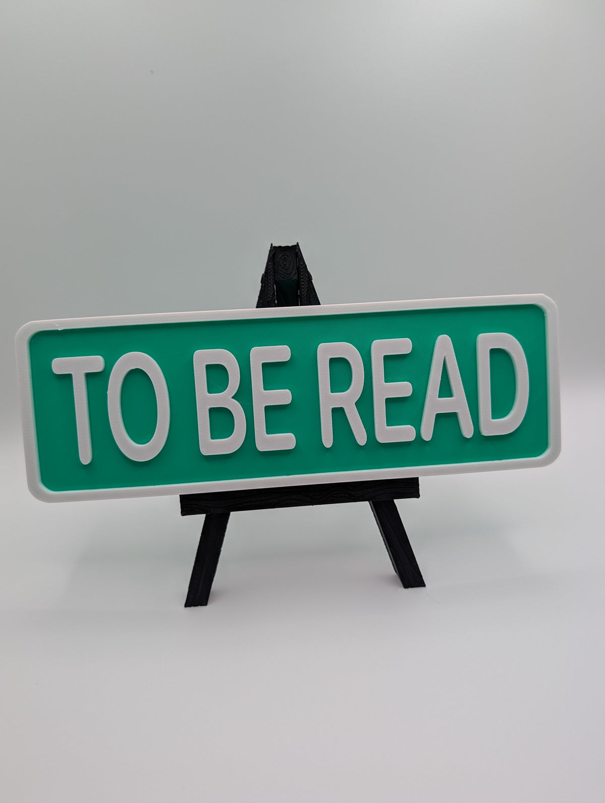 To Be Read Street Sign Shelf Decor