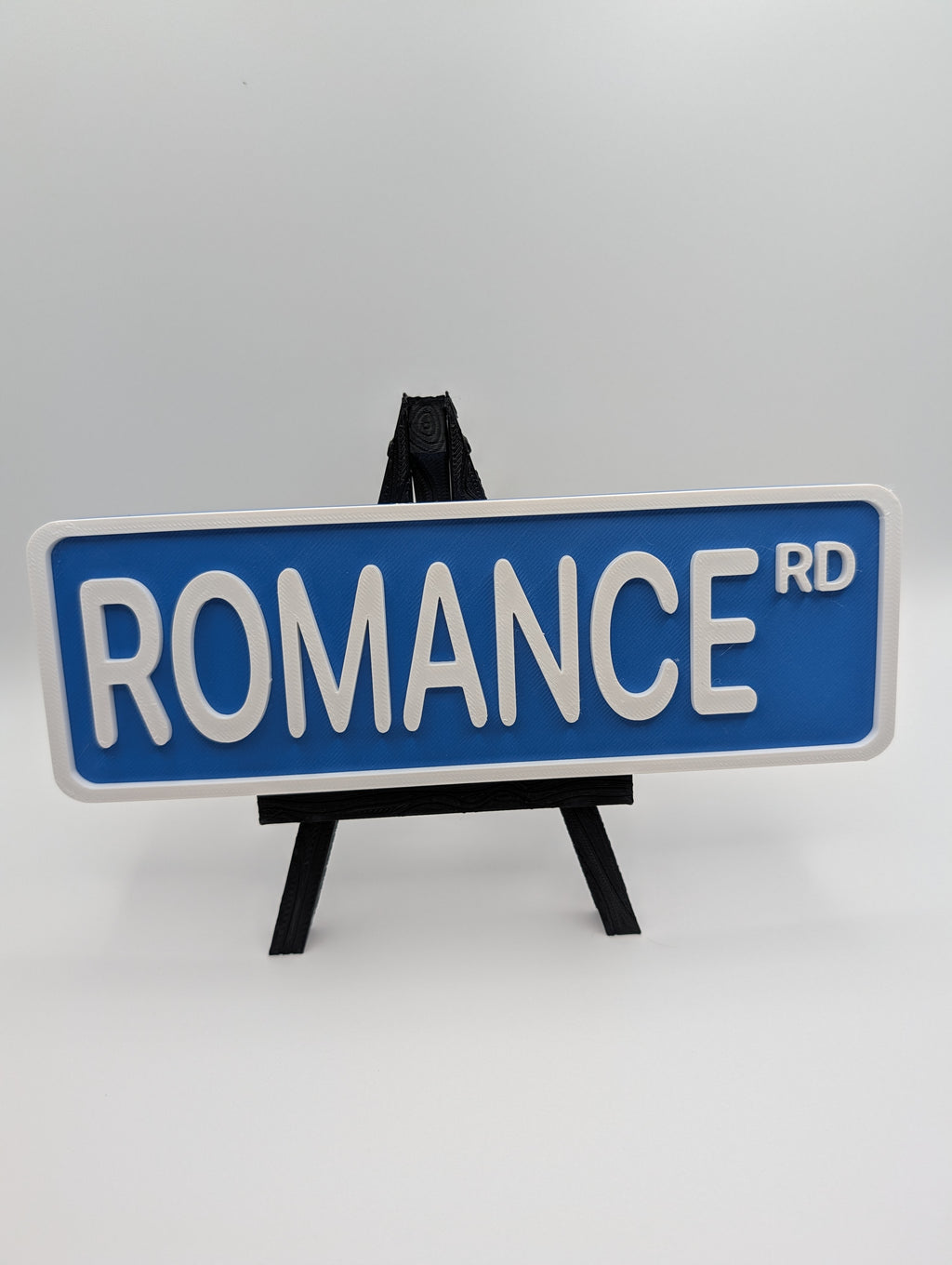 Romance Street Sign Shelf Decor