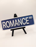Nebula Purple Romance Street Sign
