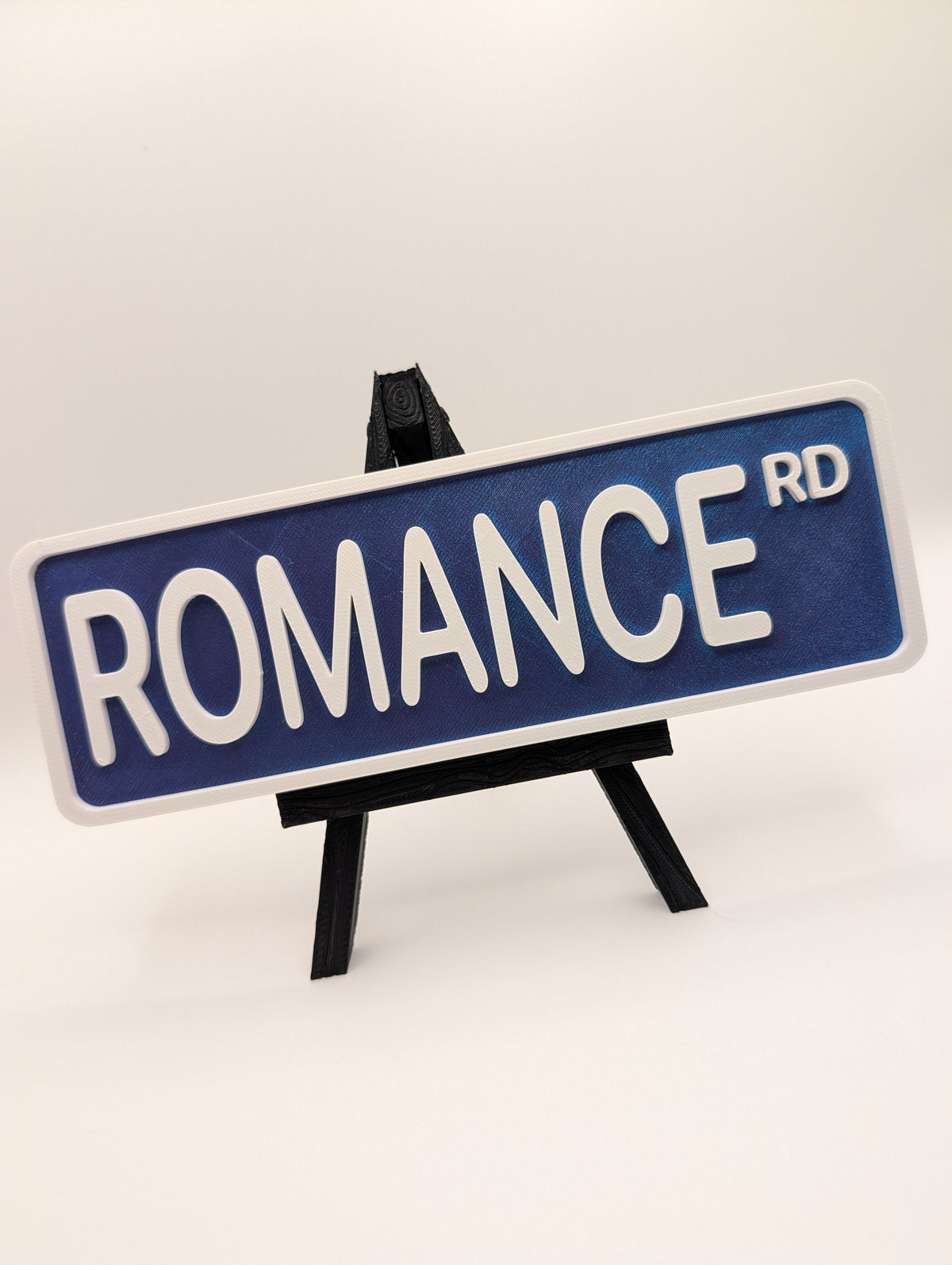 Nebula Purple Romance Street Sign