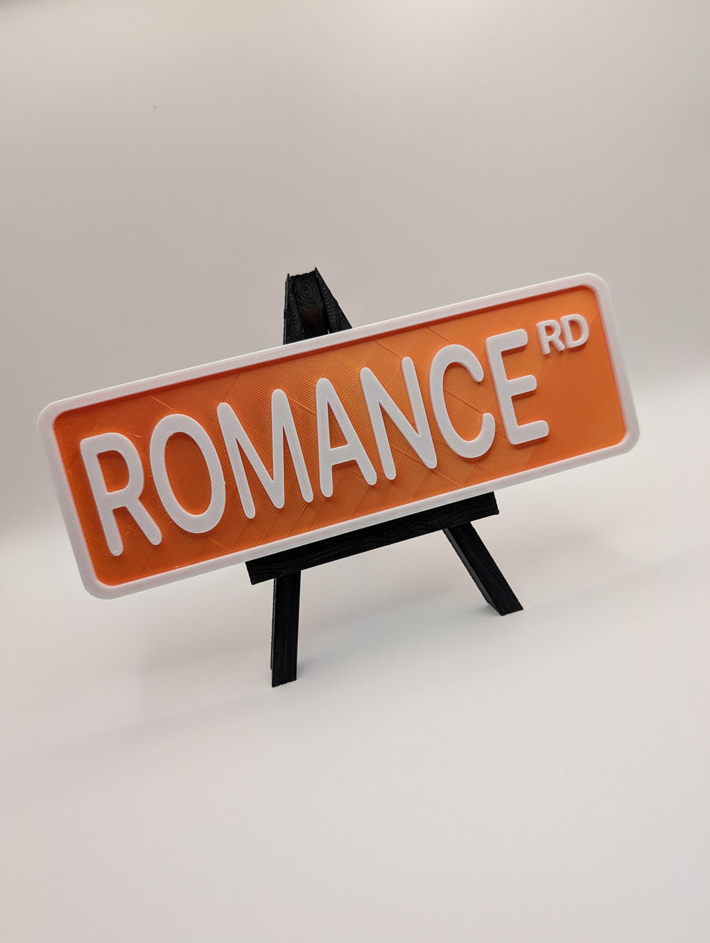 Romance Street Sign Shelf Decor