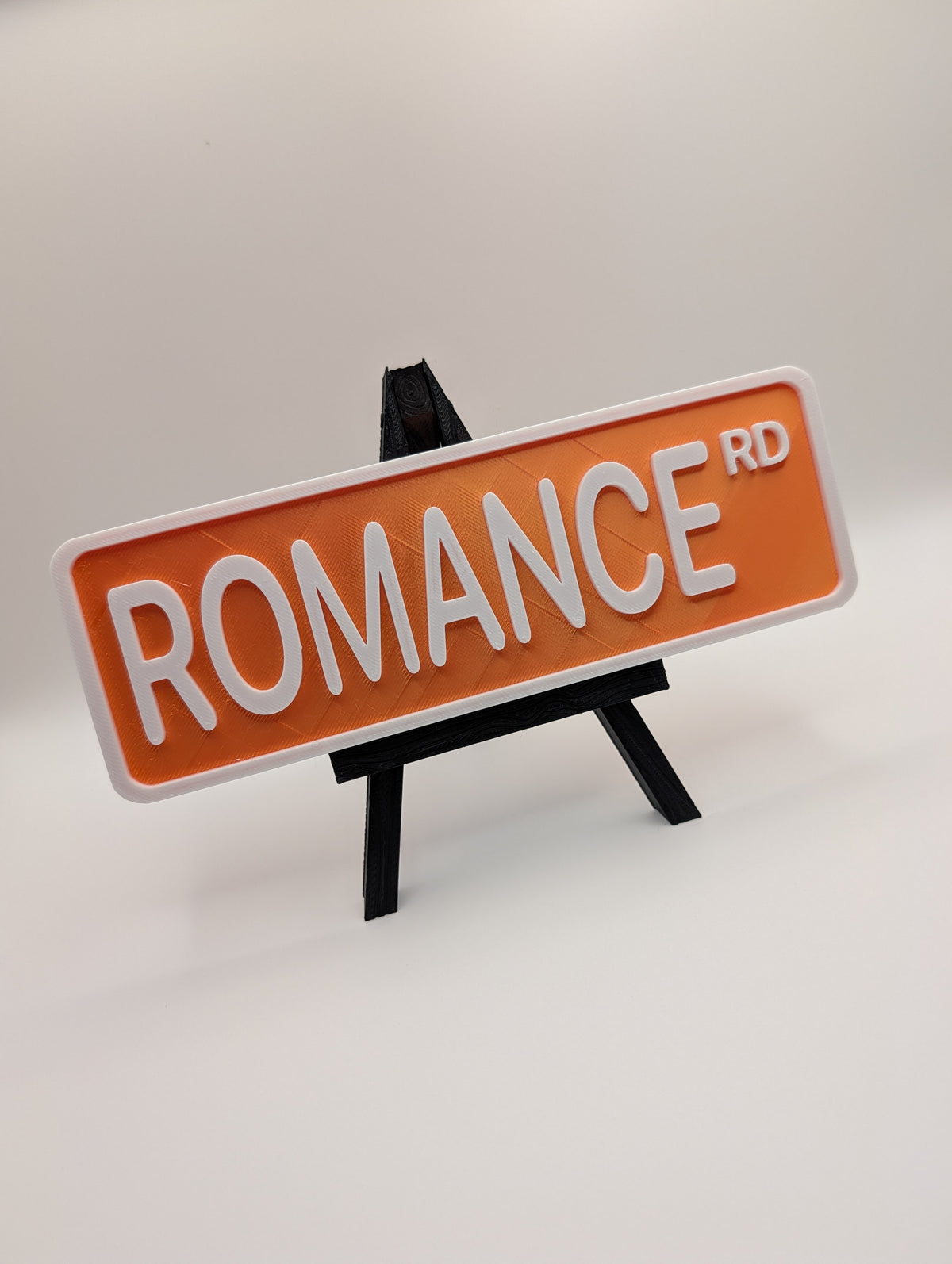 Romance Street Sign Shelf Decor