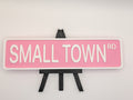 Small Town Street Sign Shelf Decor