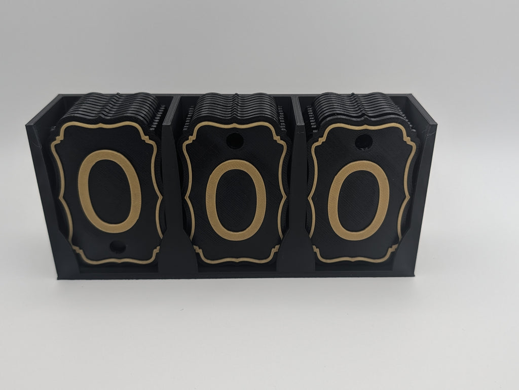 Black & Gold Yearly Book Reading Tracker