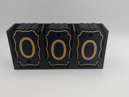 Black & Gold Yearly Book Reading Tracker