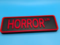 Horror Street Sign Shelf Decor