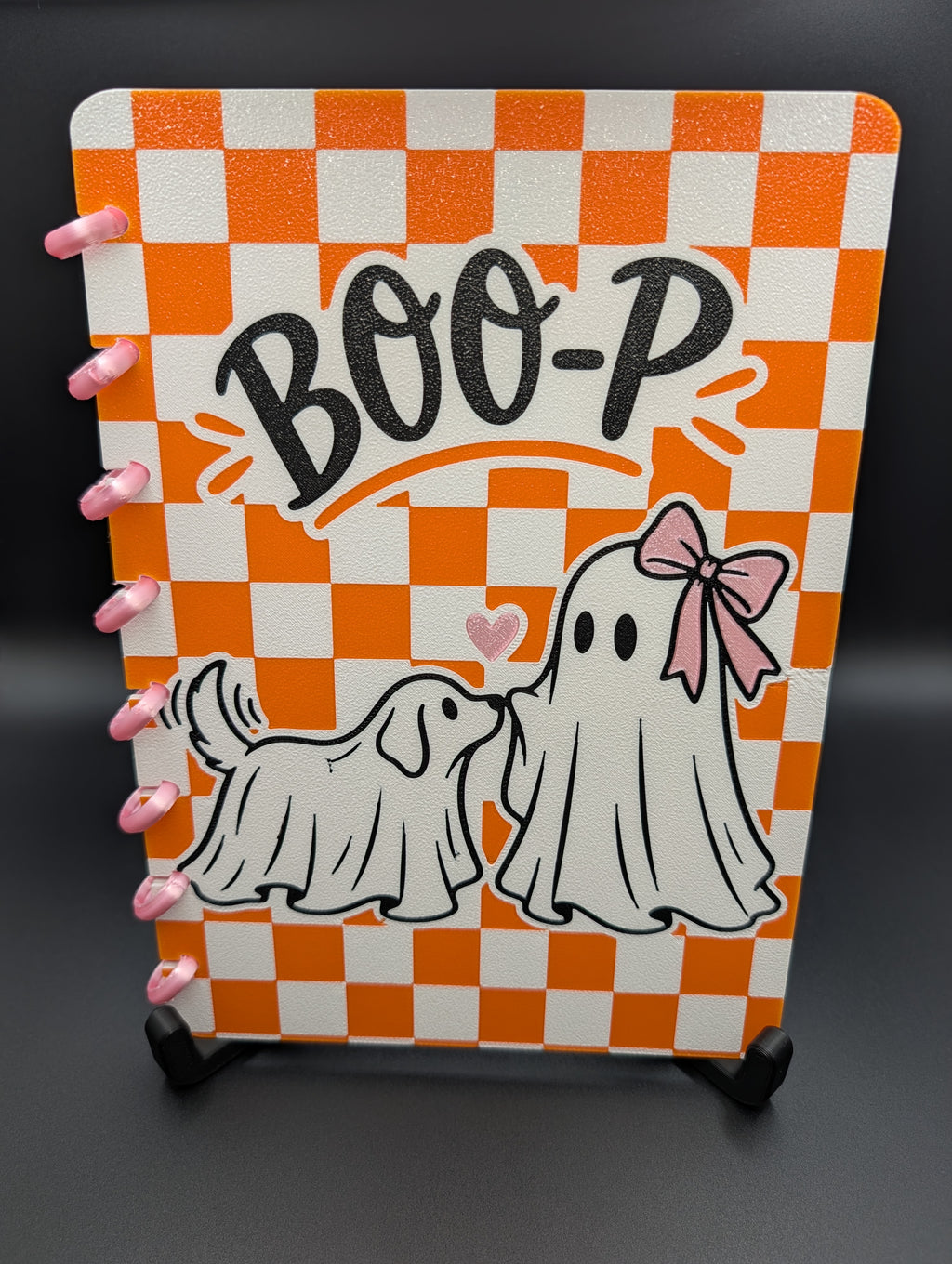 Ghost Boop Disc Bound Notebook