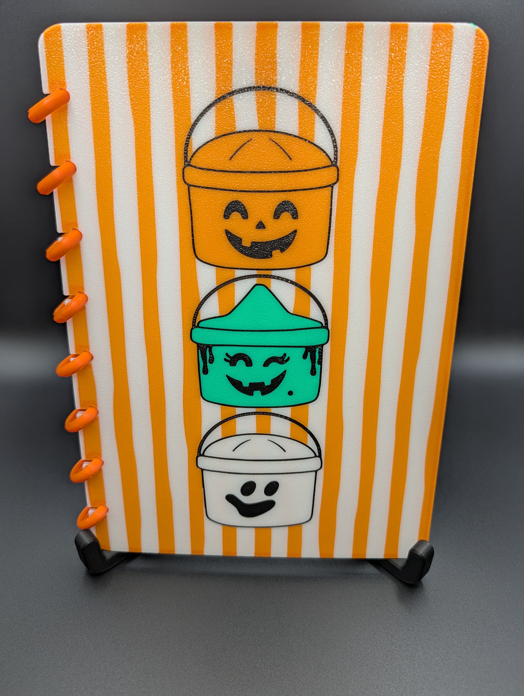 Trick-or-Treat Buckets Disc Bound Notebook