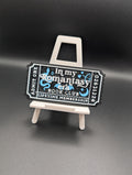 Black/Light Blue/White Romantasy Era Ticket