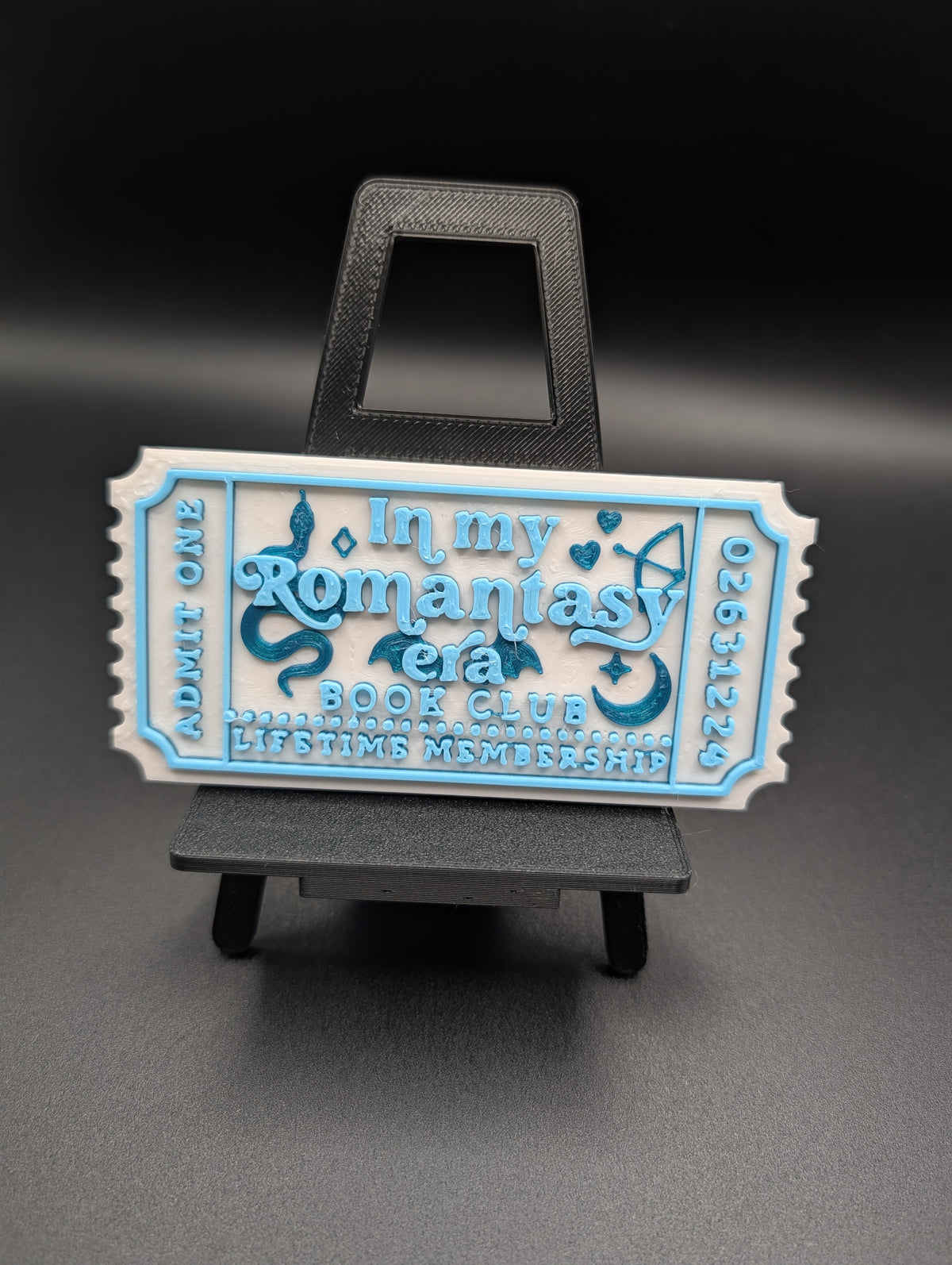 White/Sapphire/Light Blue Romantasy Era Ticket